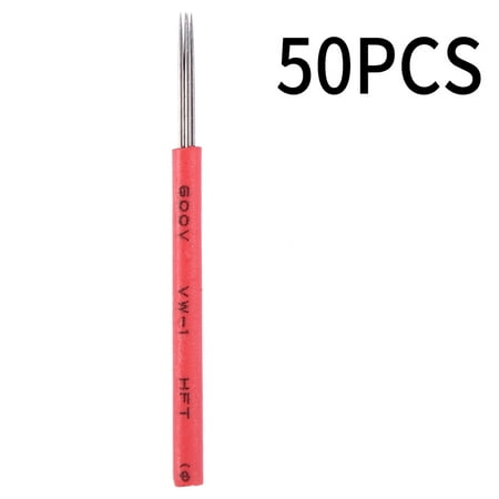50PCS R5 Liner Shading Needles Microblading Fog Eyebrow Blade for Semi Permanent Eyebrow Makeup, Semi Permanent Eyebrow Makeup, Fog Eyebrow (Best Blades For Microblading)
