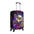 thumbnail image 3 of Balery Luggage Cover Mushrooms and Skull Print Suitcase Covers for Luggage Elastic Washable Suitcase Protector Fits 18-32 Inch Luggage-X-Large, 3 of 9