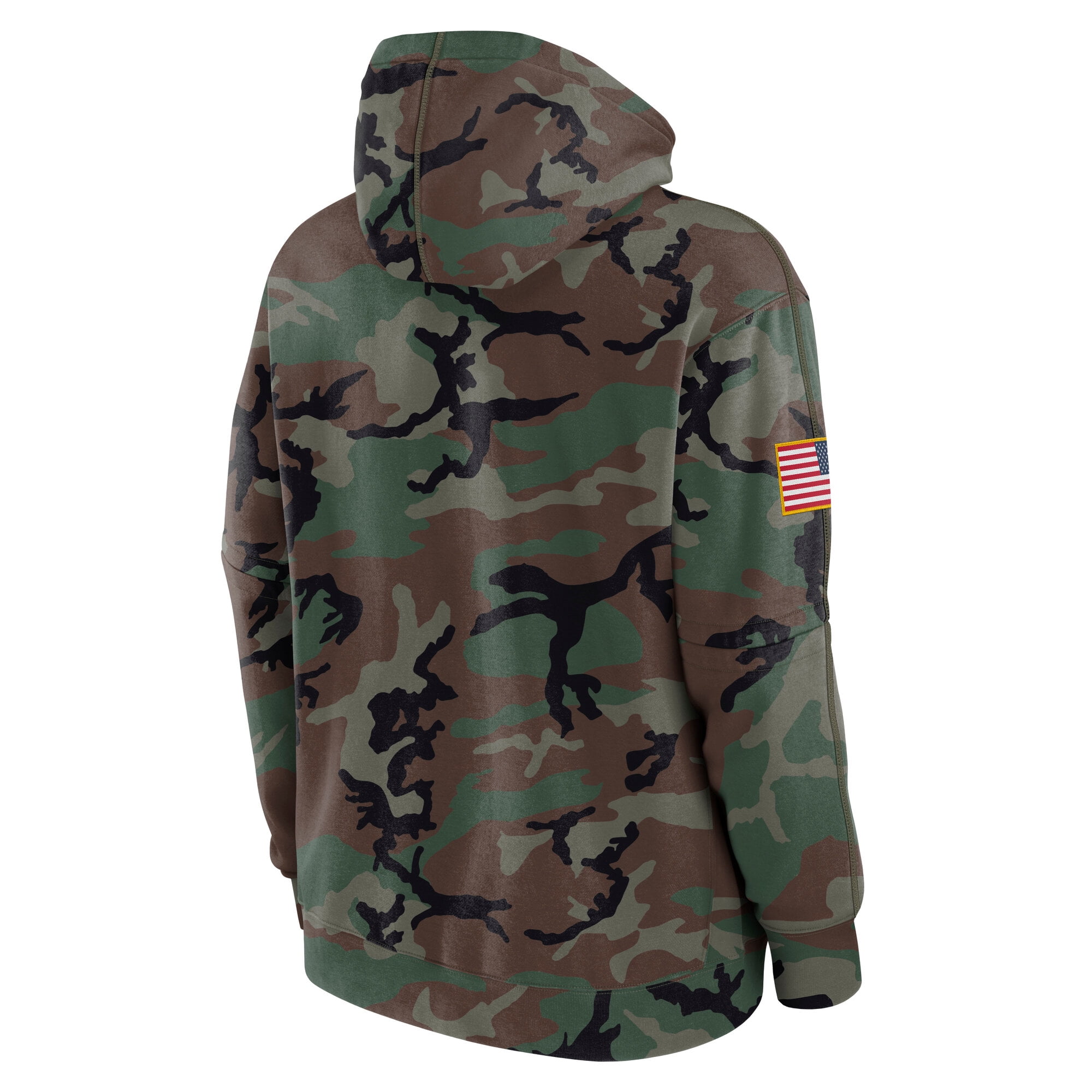 nike camo pullover