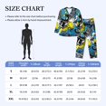 thumbnail image 4 of Fotbe Goal Time Pattern Long Sleeve Pajama Set for Men,Sleepwear Set,2-piece Loungewear Set,Soft PJs Comfy Nightwear with Pockets-XX-Large, 4 of 7
