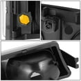 thumbnail image 6 of DNA Motoring for 03-06 Chevy Silverado Avalanche Headlight Bumper Signal Lamps Black/Amber, 6 of 9