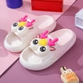 thumbnail image 2 of Godom Slippers for Girls Non-Slip Super Soft Slides Bathroom Thick Sole Sandals Kid Cloud Slides, 2 of 7