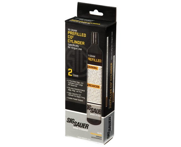 Black Sig Sauer AC-90-2 5270-0685 CO2 Cartridge Black Sig Sauer AC-90-2 5270-0685 CO2 Cartridge