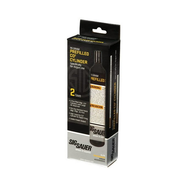 Sig Sauer CO2 Prefilled Cartridge 90 Gram - Two Count Pack ...