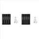 thumbnail image 1 of 2X Cargador Rápido 18650 con Cable Tipo C Cargador Inteligente de Batería de Litio de 4,2 V para Batería 14500 26650 18650, 4 Ranuras, 1 of 5