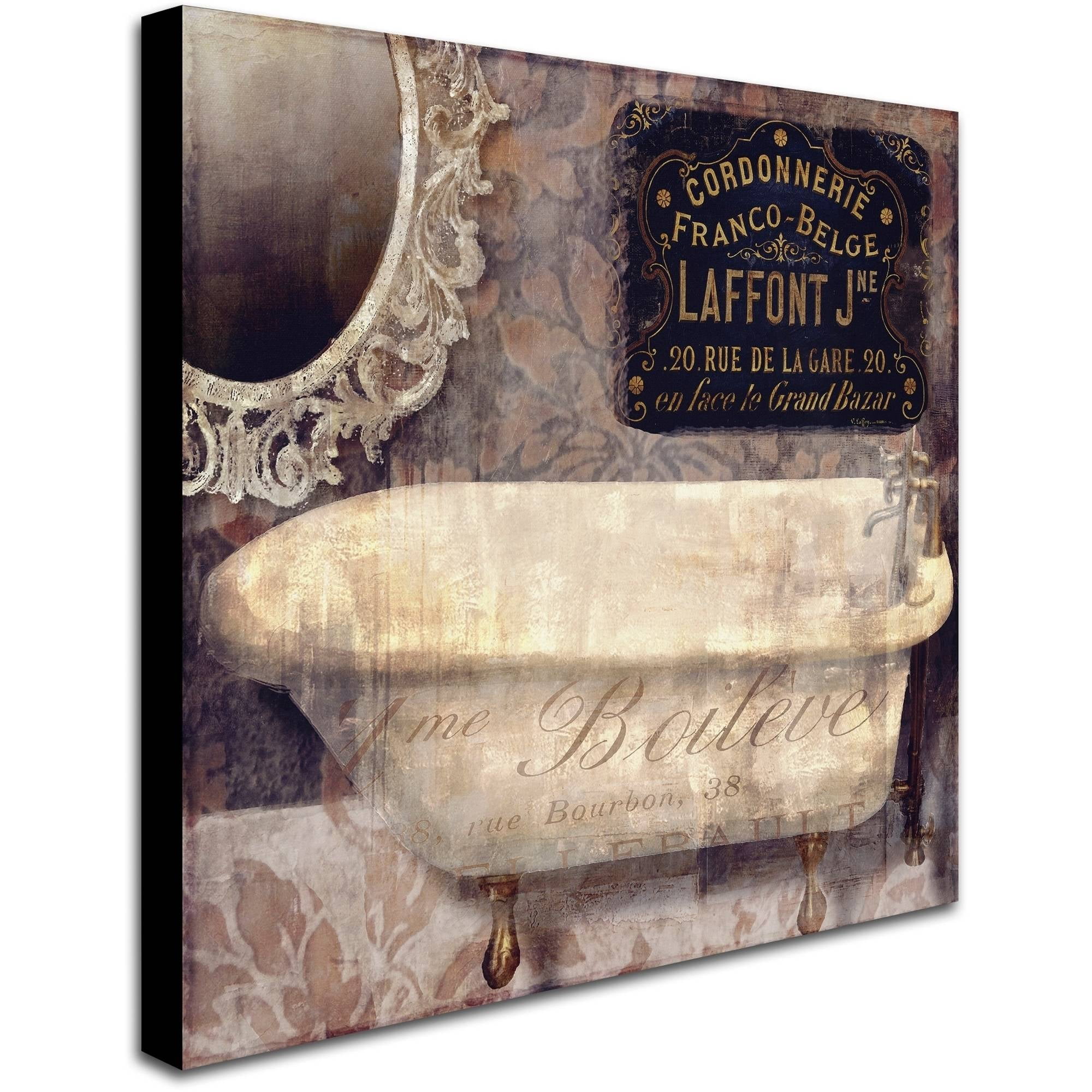 Trademark Fine Art "Le Bain Paris I" Canvas Art by Color Bakery