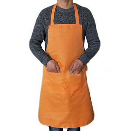 

Adjustable Bib Apron Dress Men Women Kitchen Restaurant Chef Classic Cooking Bib