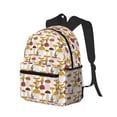 thumbnail image 2 of Lsque Mushroom Classic Casual Backpack - Large Capacity Water-Resistant Backpack for School, Work, Travel, and Outdoor Activities, 2 of 8