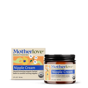 Motherlove Nipple Cream, Organic & Lanolin-Free Nipple Balm for Breastfeeding, 2 Ounce