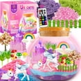 thumbnail image 1 of Kit de terrario Swaitee Unicorn con luz nocturna LED para niñas de 4 a 12 años, 1 of 7