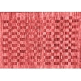 thumbnail image 1 of Ahgly Company Machine Washable Indoor Rectangle Checkered Red Modern Area Rugs, 3' x 5', 1 of 4