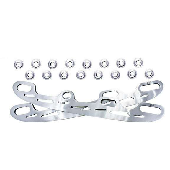 253 Mm Ice Skating Blade 1 Pair Multi Purpose Skate Shoes Blade For Men Sport Supplies (Small)