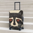 thumbnail image 6 of Pofeuu Retro Raccoon Graphic Print Print Luggage Suitcase Cover Protector Luggage Washable Covers Aesthetic for 18/24/28/32 inch Luggage（No luggage included）-X-Large, 6 of 7