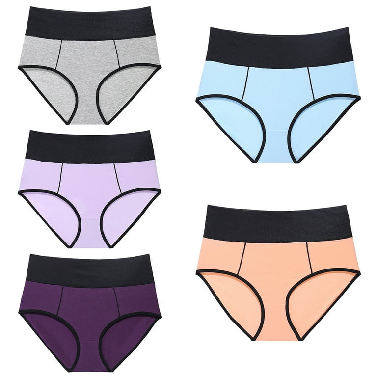 Yunleeb High Waisted Underwear for Women Tummy Control Seamless