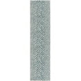 thumbnail image 2 of Jill Zarin Outdoor Collection Area Rug - Cape Town (2' x 8' Runner Teal/Ivory), 2 of 8