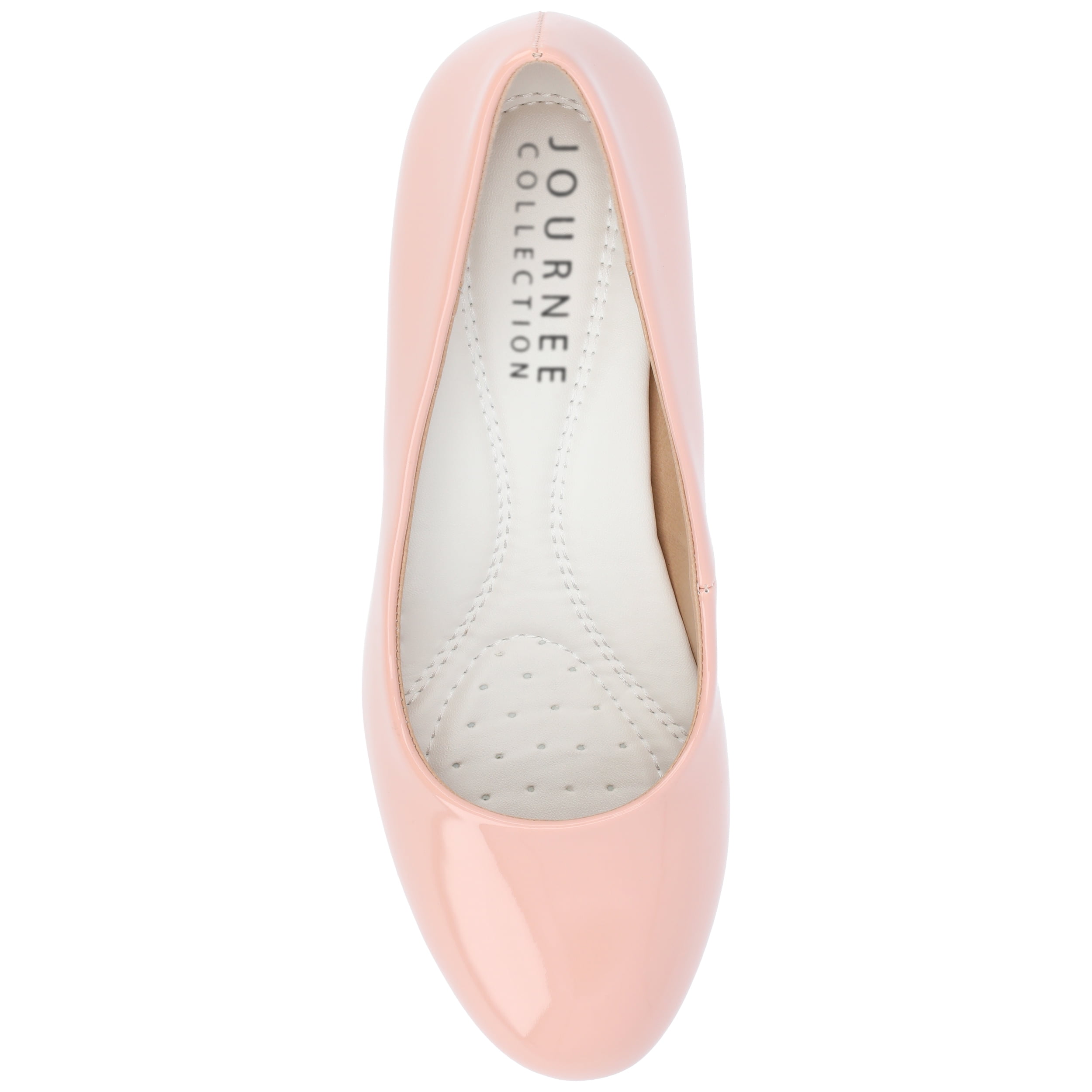 Journee Womens Luu Comfort Insole Round Toe Low Block Heel Pumps, Widths Available