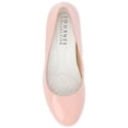 thumbnail image 3 of Journee Womens Luu Comfort Insole Round Toe Low Block Heel Pumps, Widths Available, 3 of 10