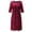 Red, variant on Joernso Formal Dress Lace Patchwork Women Crochet Flower Bodycon Dress for Wedding