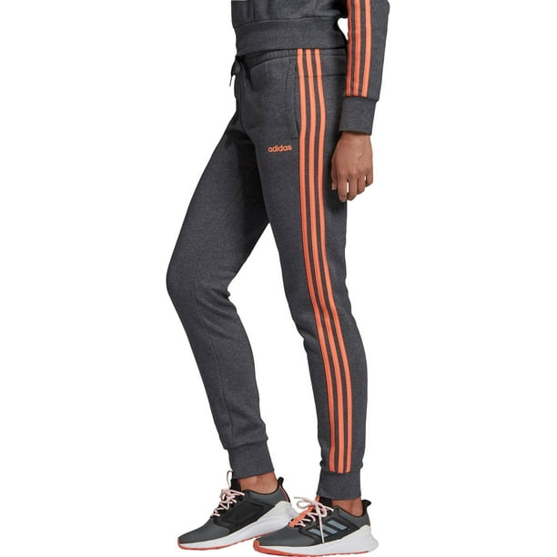 Adidas - adidas Women's Essentials 3-Stripe Cotton Fleece Jogger Pants - Walmart.com - Walmart.com