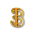 thumbnail image 1 of Number Three in Comic Font Cookie Cutter- Fast Shipping - Sharp Edges - Exceptional Quality, 1 of 4
