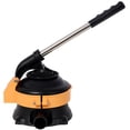 thumbnail image 2 of Hand Water Pump with Stainless Steel Lever - Manual Transfer Pump for Gardens, Ponds, Cisterns, 13ft Lift Height, 38mm Hose Connection, Black/Orange, 2 of 13