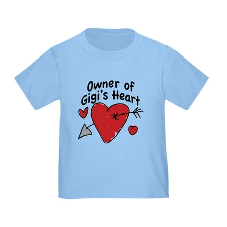 

CafePress - OWNER OF GIGI s HEART Toddler T Shirt - Cute Toddler T-Shirt 100% Cotton