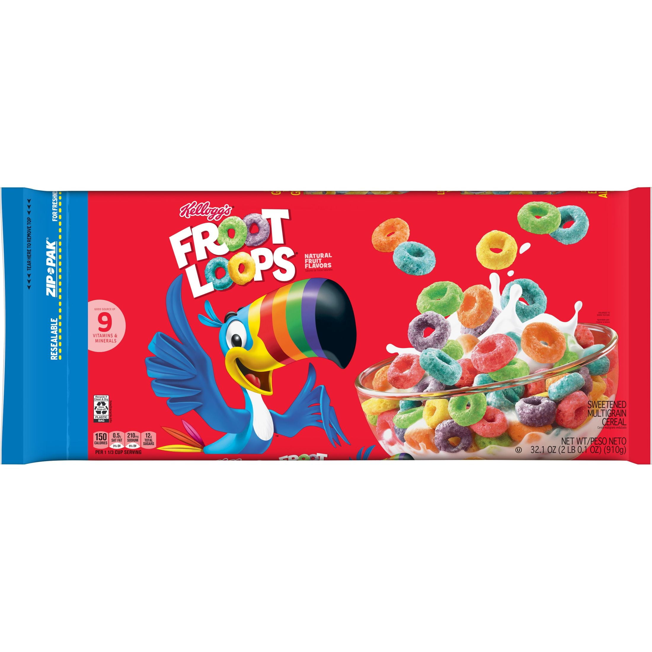 Kellogg's® Froot Loops Cereal, 70 ct / 0.95 oz - Kroger