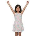 thumbnail image 6 of Pink Angel 3-Pack Girls' Dresses, Kids Casual Fit and Flare Sleeveless Summer Dress & School Outfit, 100% Cotton, 6 of 9