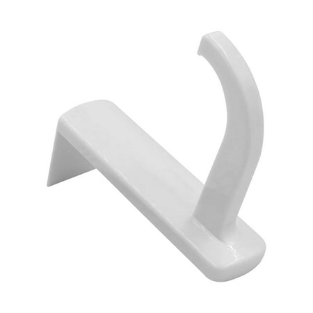 

Headphone Rack Plastic Headset Wall Holder PC Display Earphone Hanger Adhesive Headset Holder White