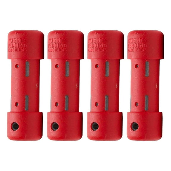 Scuba Diving 1.1lb Slug Weights 4pcs, Red