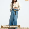 thumbnail image 4 of WHIPPY Women's Western Belt for Dresses Ladies Vintage Cowgirl Disc Waist Belts, 4 of 7