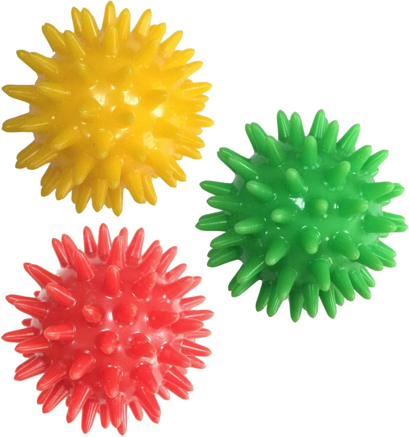 Spiky Massage Balls Relax Spiky Foot Rollers Yoga Pilates Massaging Workout Plantar Balls