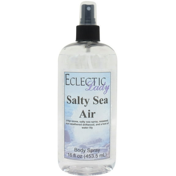 Salty Sea Air Body Spray, Eclectic Lady, Hydrating Mist, Unisex, 16 oz