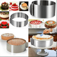 thumbnail image 3 of Decorating Mold Retractable Cake Ring: Non-Stick Food Grade Stainless Steel Adjustable Round Mould For Microwave Freezer Dishwasher Safe Diy Cooking Baking Mousse Cake Pastry, 3 of 8