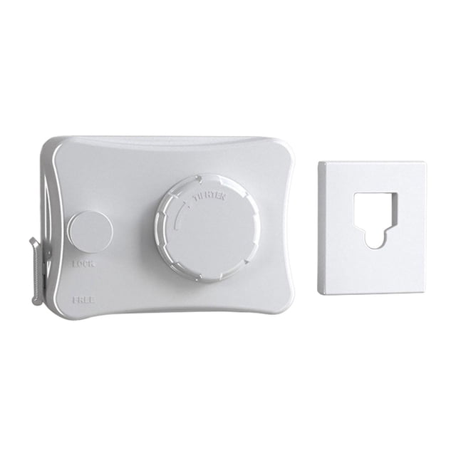 Tendedero retráctil de pared para colgar ropa Blanco
