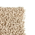 thumbnail image 2 of Benjara Fabric Accent Pillow with Shaggy Details, Cream, 2 of 5