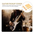 thumbnail image 3 of FONWILYO 1 Set Guitar Pickup Protector Square Plastic Anti Rust Stain Resistant for Musical Performance, 3 of 7