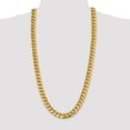 thumbnail image 3 of Real 14kt Yellow Gold 12.6mm Semi-Solid Miami Cuban Chain; 30 inch; Lobster Clasp; for Adults and Teens; for Women and Men, 3 of 6