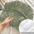 thumbnail image 4 of Twin Sze Fitted Sheet Set - Sage Green Texture 2 Piece Bedding Sets 16" Deep Pocket Fitted Sheet with 1 Pillowcase, Country Farmhouse Burlap Stripes Brushed Microfiber Hotel Luxury Bed Sheets, 4 of 9