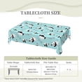 thumbnail image 5 of Cute Funny panda Tablecloth Rectangle Waterproof Spill-Proof Table Cloth Cover For Kitchen Dining Farmhouse Party Wedding Outdoor Picnic Camping 54x72in, 5 of 7