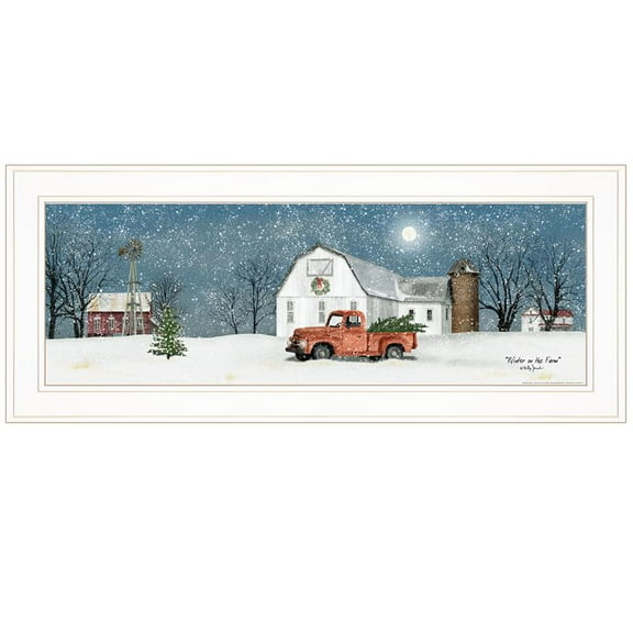 Winter on The Farm by Billy Jacobs Printed Wall Art Wood Multi-Color