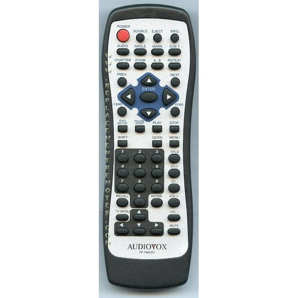 AUDIOVOX FP1500DV (p/n FP1500DV) DVD Player Remote Control