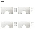 thumbnail image 1 of Kitchen Cupboard Door Hinge Repair Kit Plate and Fixing Screws Cabinet Hinges, 1 of 5