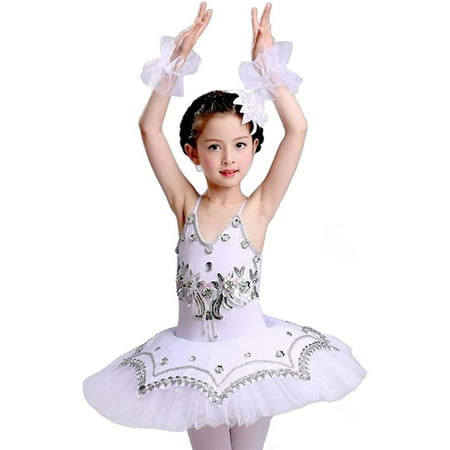 

HAPIMO Girls s 3Pc Skirt Tights Ballet Suit Solid Lace Splicing Cute Holiday Sleeveless Lovely Relaxed Comfy V Neck Princess Dress Pleated Swing Hem White 140