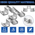 thumbnail image 4 of Rejilla 25 Abrazaderas De Rejilla De Acero Galvanizado Para Sistemas De Drenaje De Pisos Industriales, Entrepisos, Pasarelas, Peldaños De Escaleras, 4 of 7