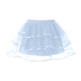 thumbnail image 3 of Girls' Elegant Solid Layer Mesh Puffy Skirt Performance Dress for Stage Shows and Special Events Girls Summer Dress Cassual Formal Dresses Cute Sun Dresses, 3 of 4