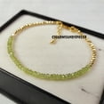 thumbnail image 5 of Charms And Spells Peridot Minimalist Bracelet - Natural Stone Dainty Jewelry for Women, Healing Crystal Gifts, 5 of 6