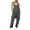 Gray, variant on LEAVINGSUO Summer Fall Womens Plus Size Clearance $5 Fashion Women Casual Cold Shoulder Jumpsuit Solid Suspender Jumpsuits Wide Pocket Leg Pant Navy XL