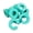 Blue, variant on Drrntien Foam Sponge Hair Roller C Shaped Sleepings Curlers Portable Hair Curlers Roller for Women Girls Hairdressing Styling