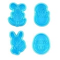 thumbnail image 2 of Mini Tool Set,Mini Cake Mold Pastry/Cookie/Fondant Stampers,4-Piece Set Easter Day Cake Cookie Set Molds Tools Hand Tool Set, 2 of 2